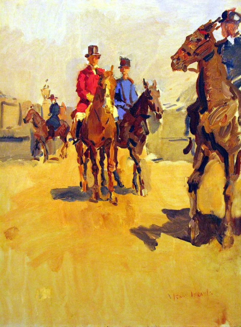 Cavalierer och hästar - Isaac Israëls