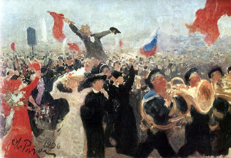 Firande av Manifestet den 17 oktober 1905 - Ilya Repin