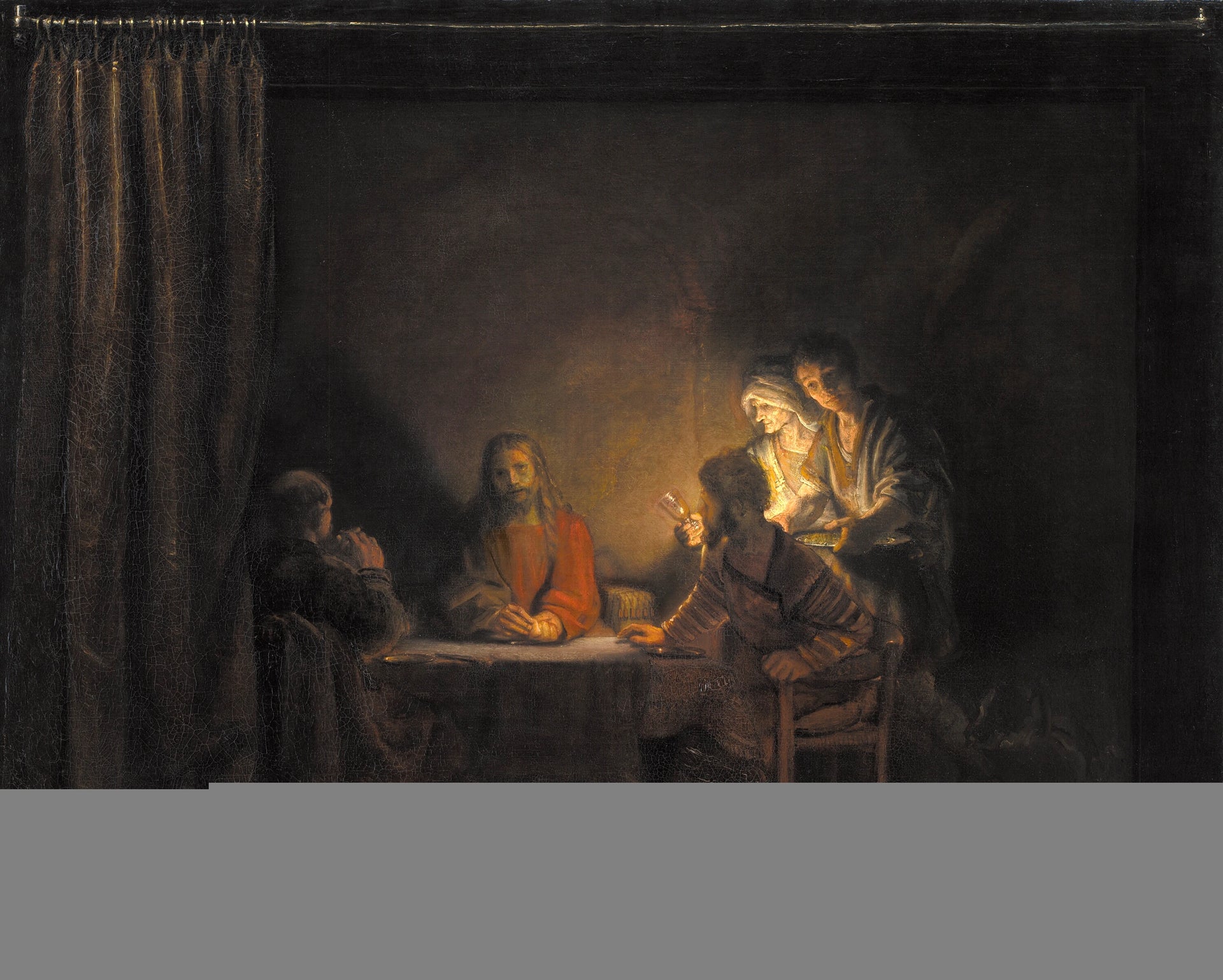 Le Souper à Emmaüs — atelier de Rembrandt, 1648, Statens Museum for Kunst