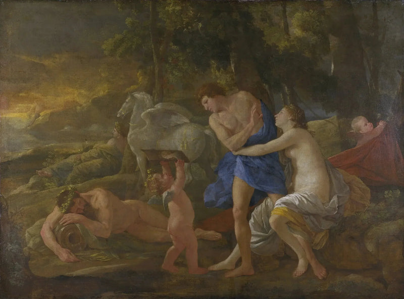 Céphale och Aurore - Nicolas Poussin