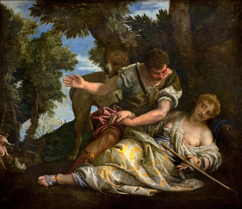 Céphale och Procris - Paul Véronèse
