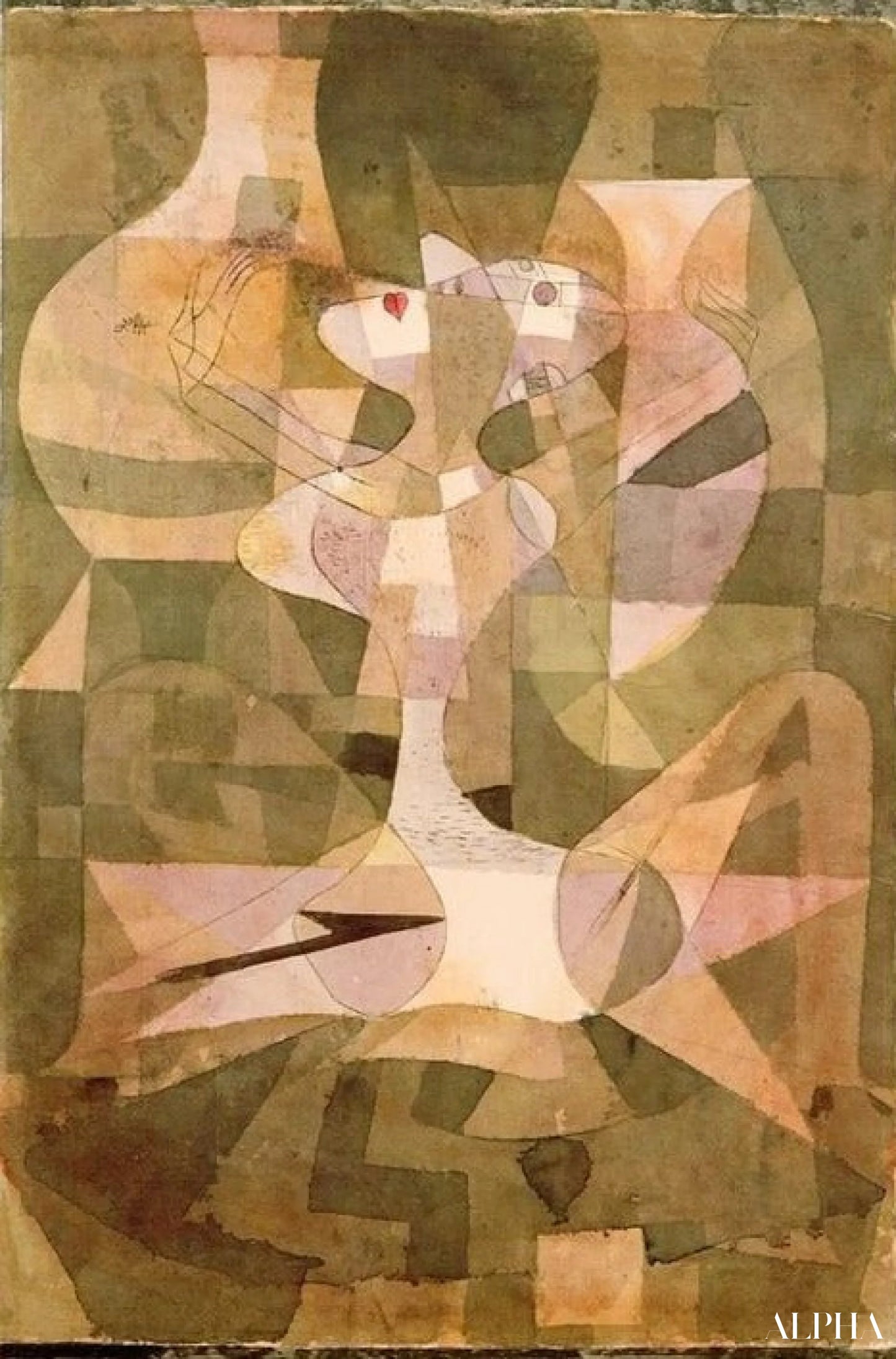 céramique / érotique / religieux - Paul Klee - Reproductions de tableaux et peintures haut de gamme