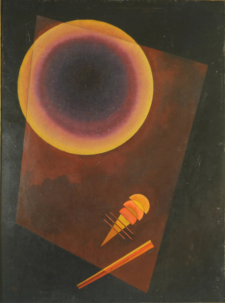 Cirkeln (med brunt) - Vassily Kandinsky