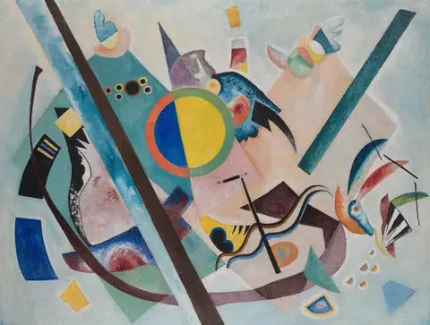 Flerfärgad cirkel - Vassily Kandinsky