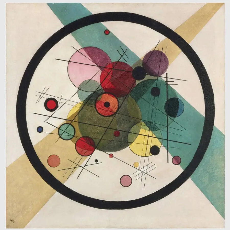 Cirklar i en cirkel - Vassily Kandinsky