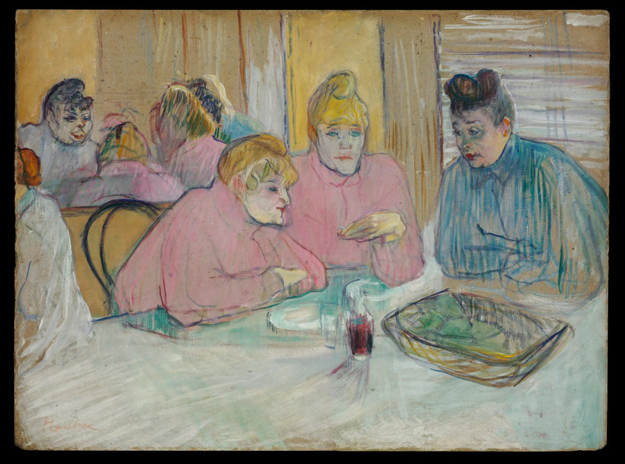 Dessa damer i refektoriet - Henri de Toulouse-Lautrec