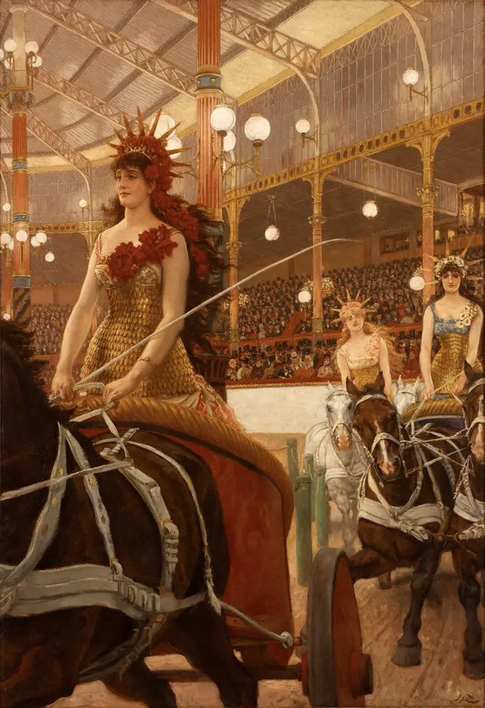 Damerna från vagnarna - James Tissot