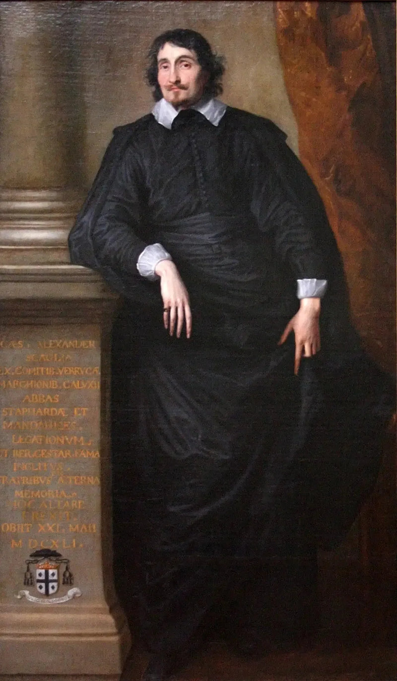 Cesare Alessandro Scaglia di Verrua, abbot av Staffarda och Mandanici - Antoine van Dyck