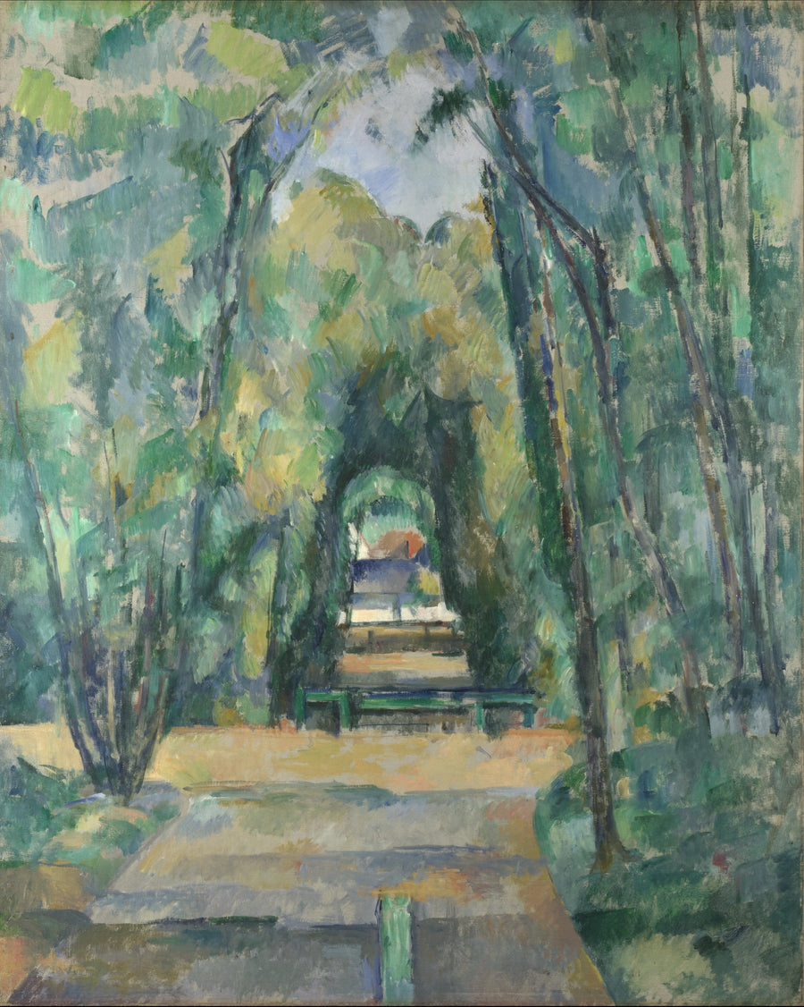 Allé i Chantilly - Paul Cézanne