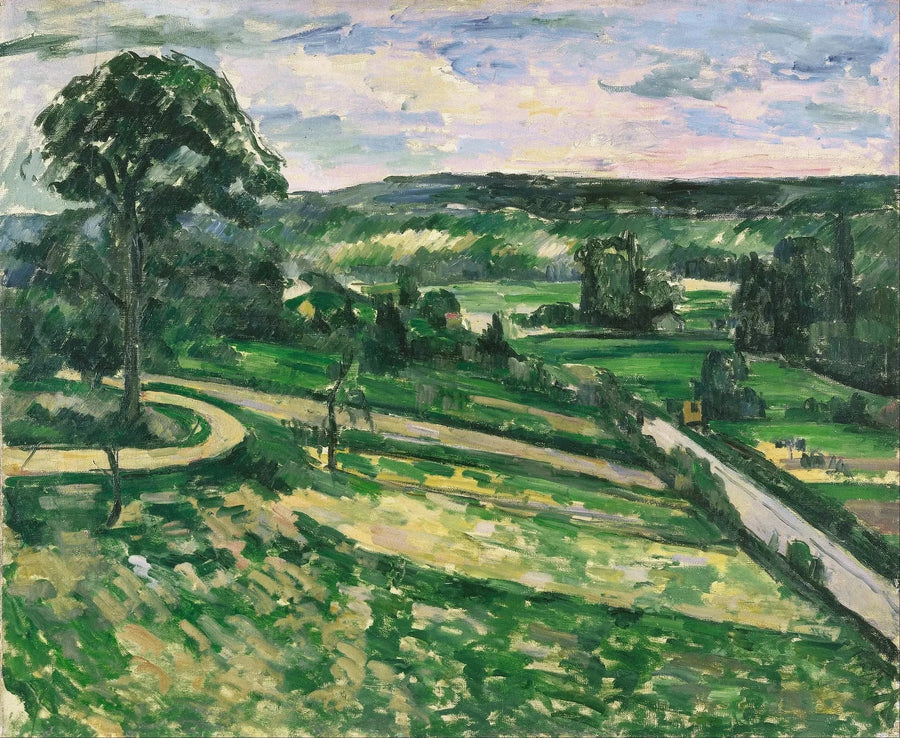 Trädet vid svängen - Paul Cézanne