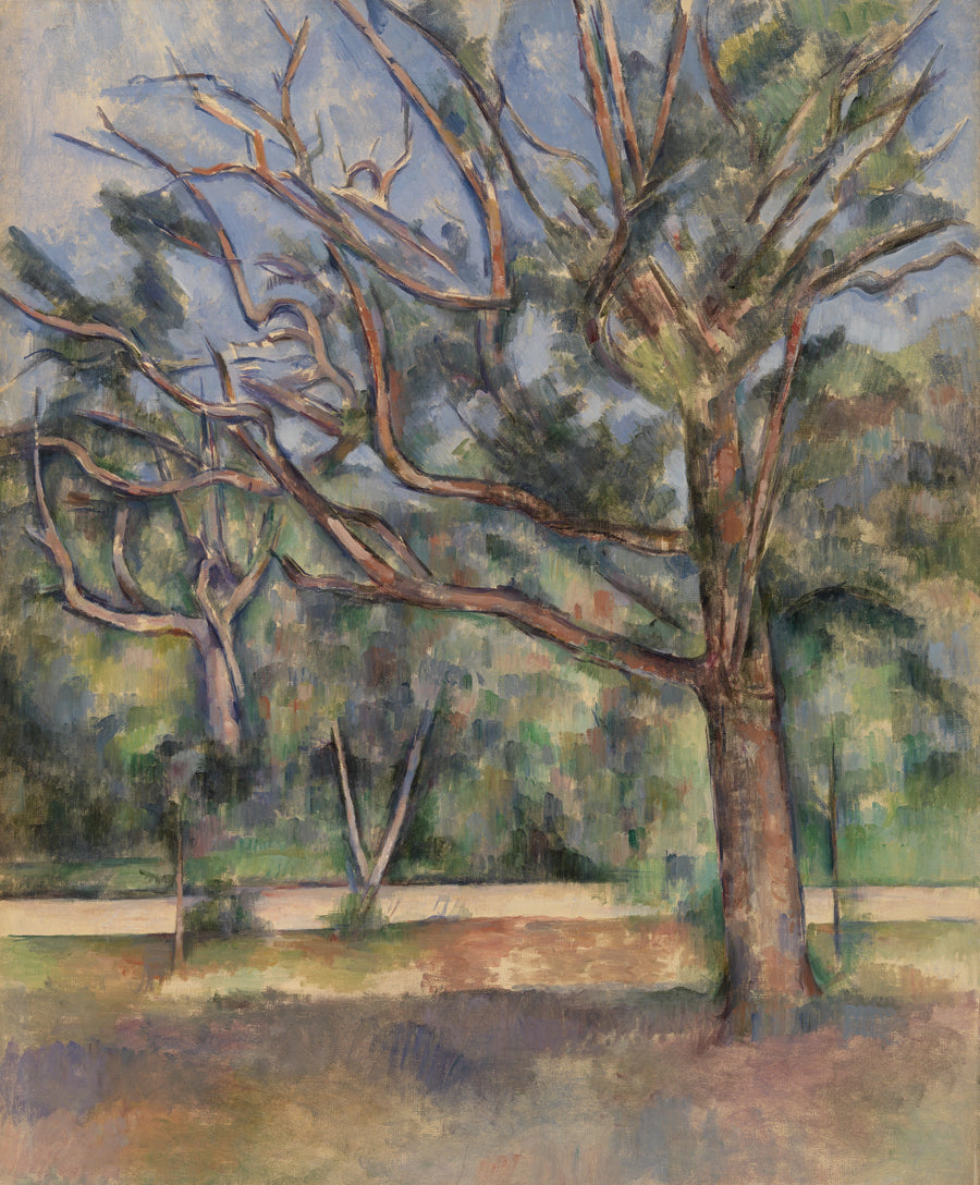 Träd och väg - Paul Cézanne