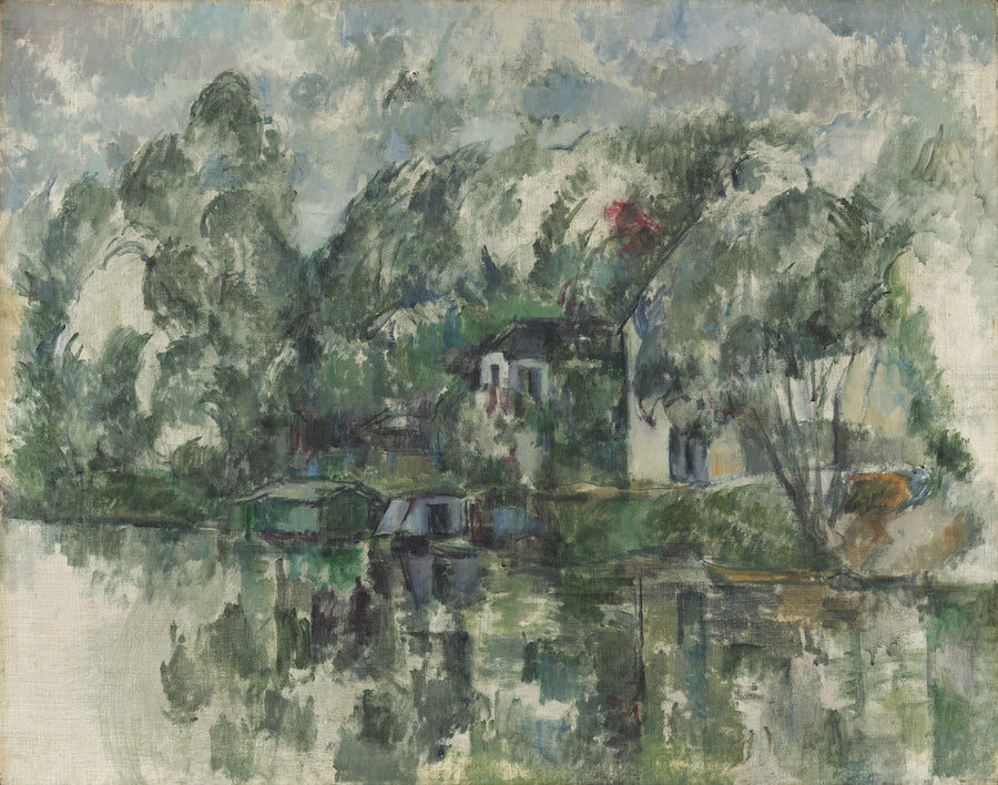Vid vattnet - Paul Cézanne