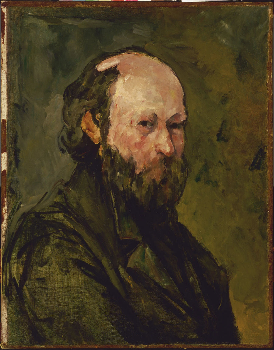 Porträtt av konstnären - Paul Cézanne