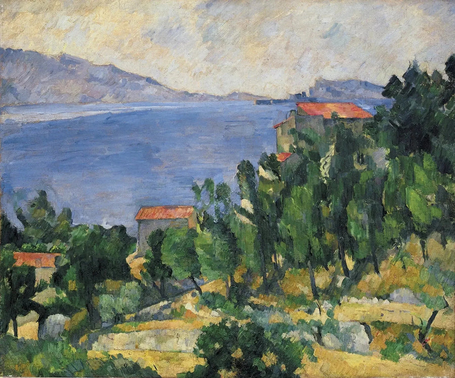La Baie de l'Estaque sedd från öster - Paul Cézanne