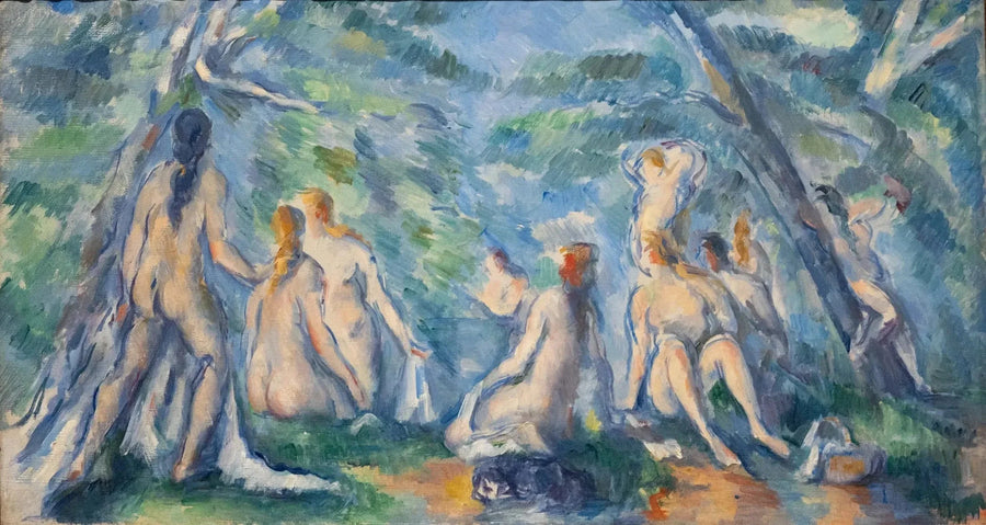 Badande kvinnor - Paul Cézanne