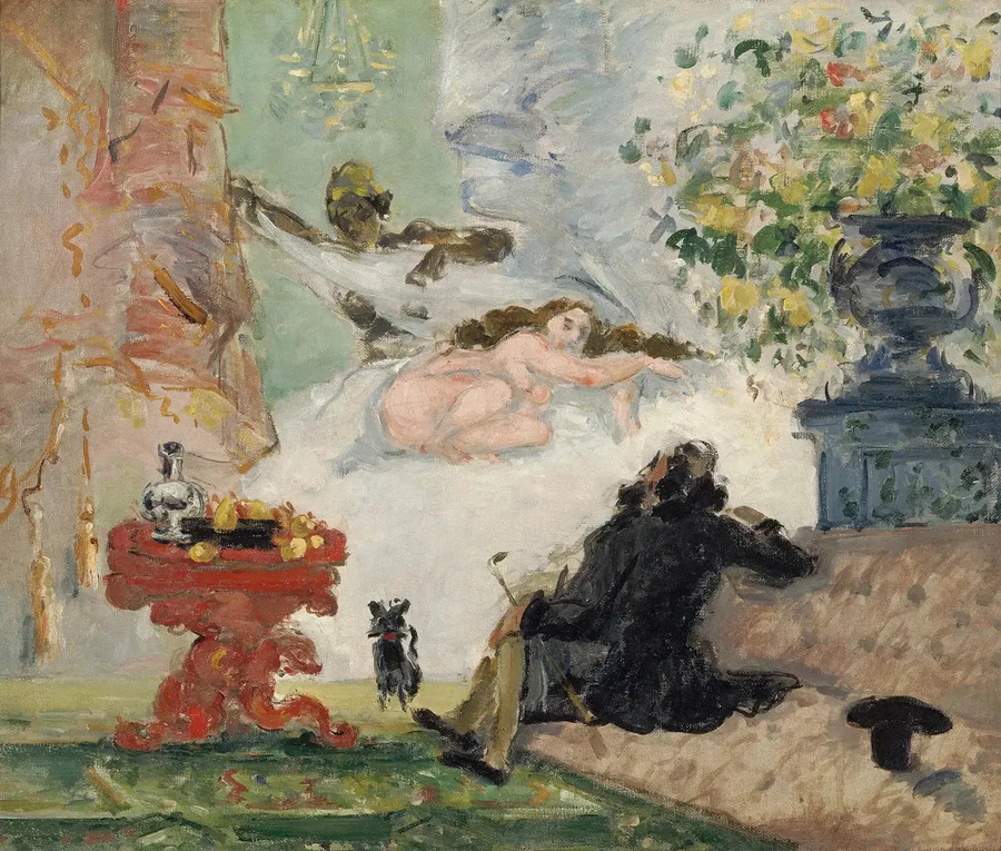 En modern Olympia - Paul Cézanne