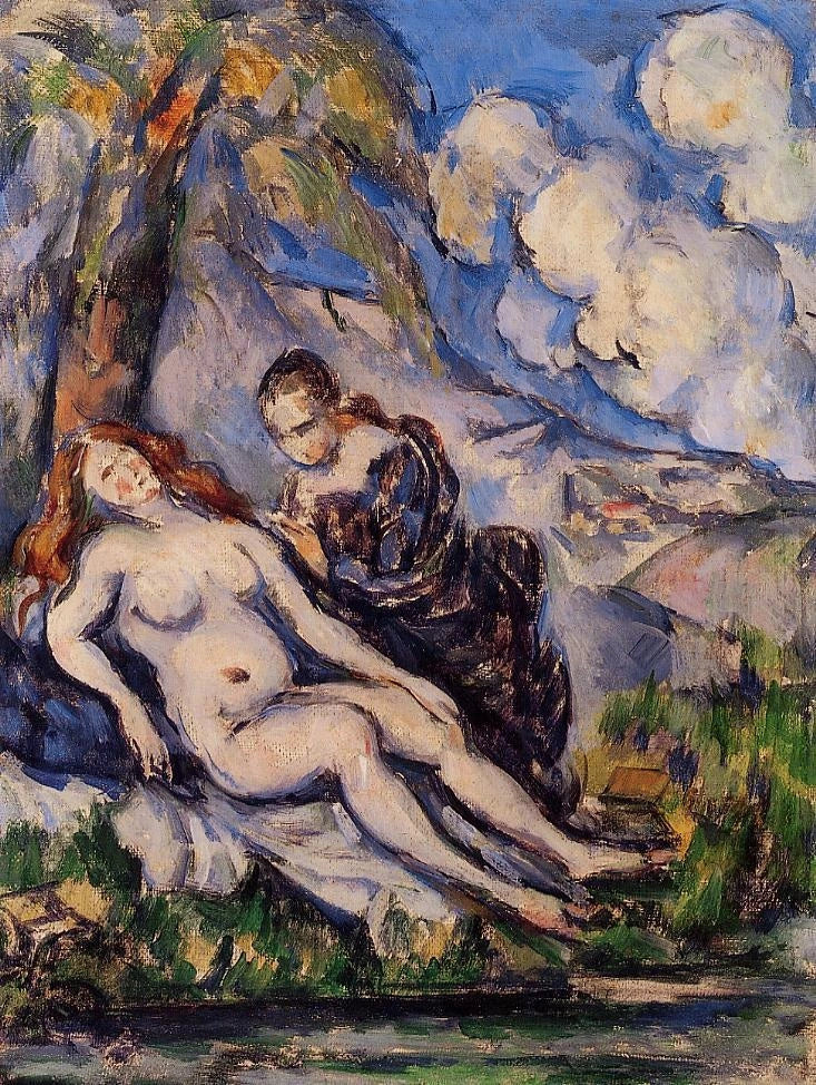 Bathsheba eller Chaste Suzanne, 1885 -1890 - Paul Cézanne