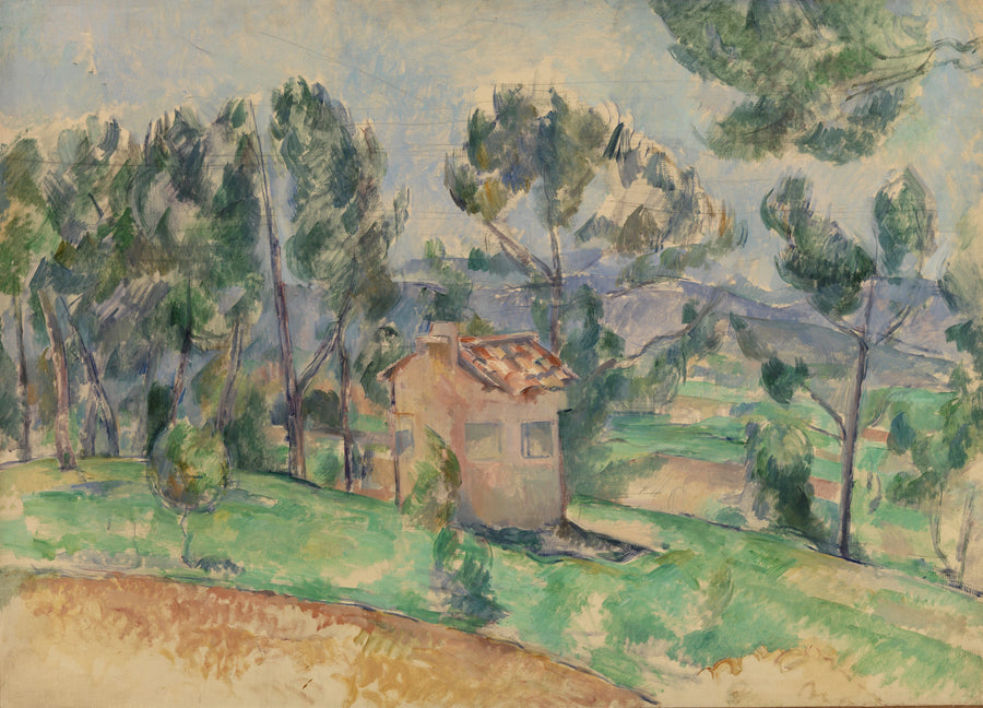 Jaktstuga i Provence - Paul Cézanne