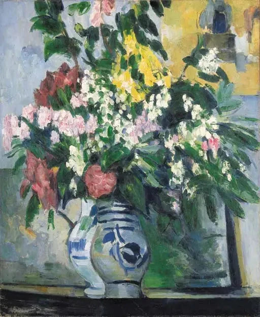 De två blomvaserna - Paul Cézanne