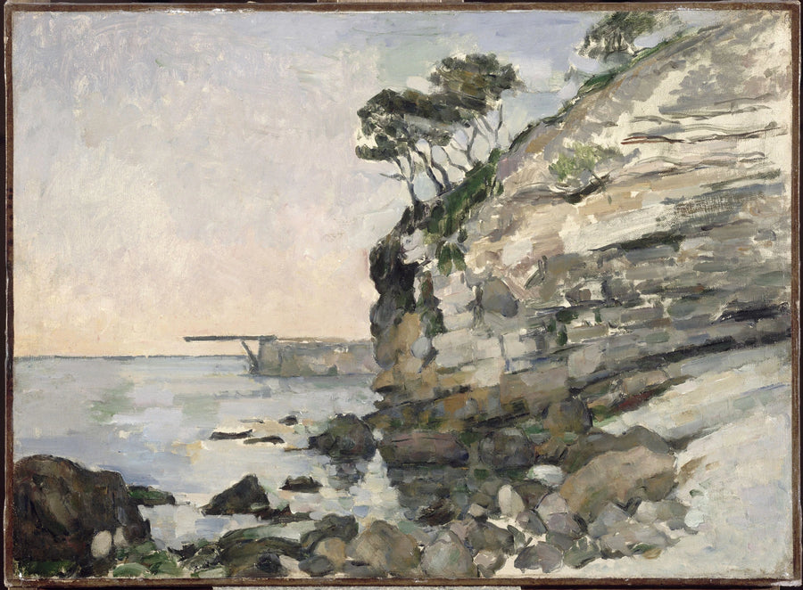L'Estaque, kvällseffekt - Paul Cézanne