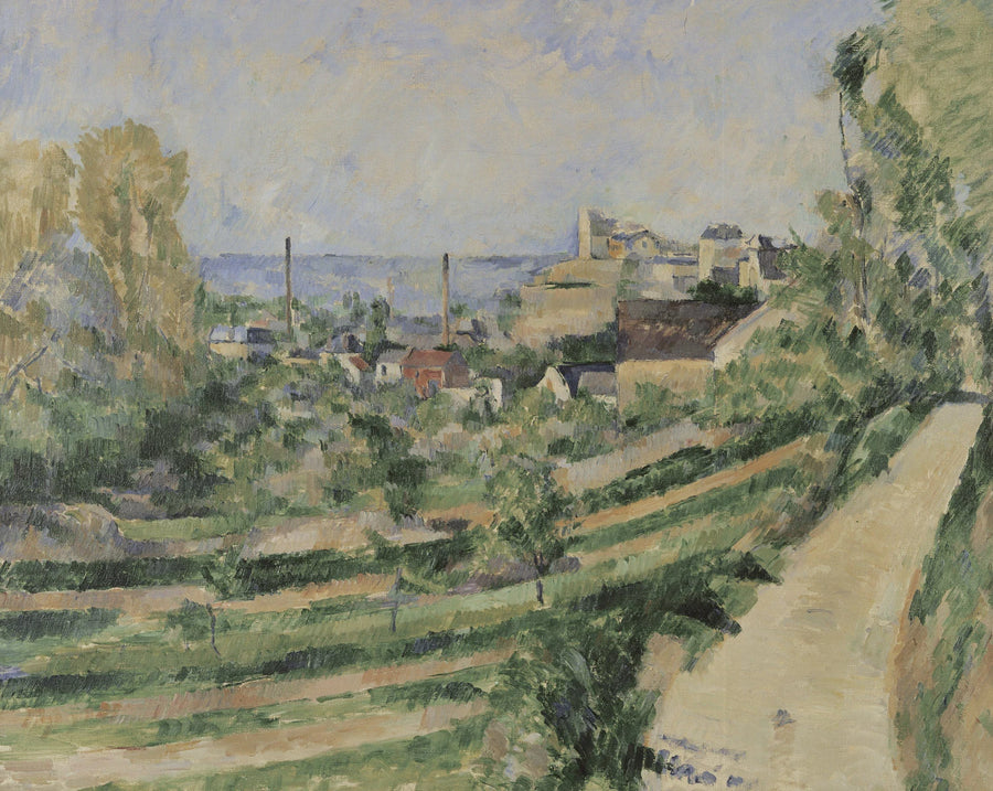 L'Estaque, byn och havet - Paul Cézanne