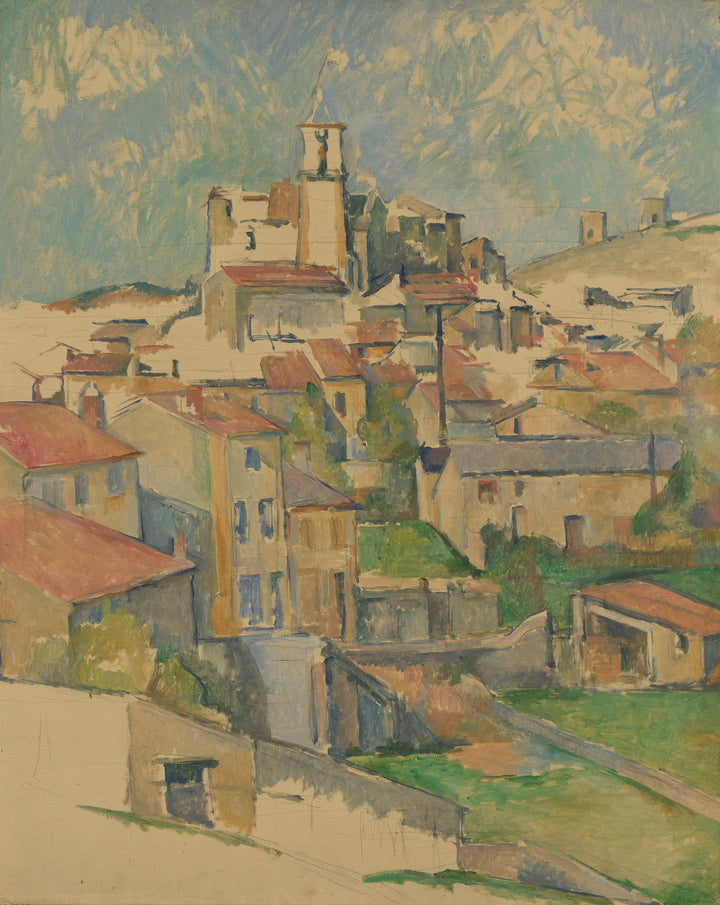 Gardanne (vertikal vy) - Paul Cézanne