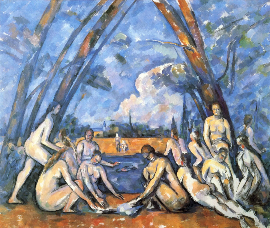 De stora badarna - Paul Cézanne