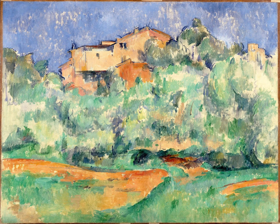 Maison de Bellevue och duvslag - Paul Cézanne