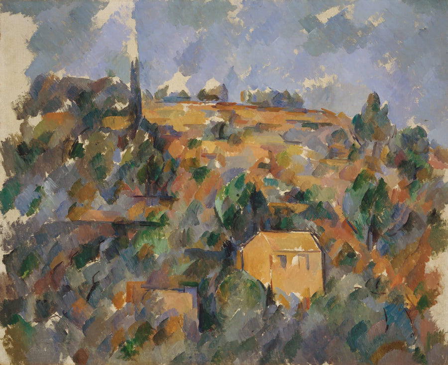 Hus på kullen, Provence - Paul Cézanne