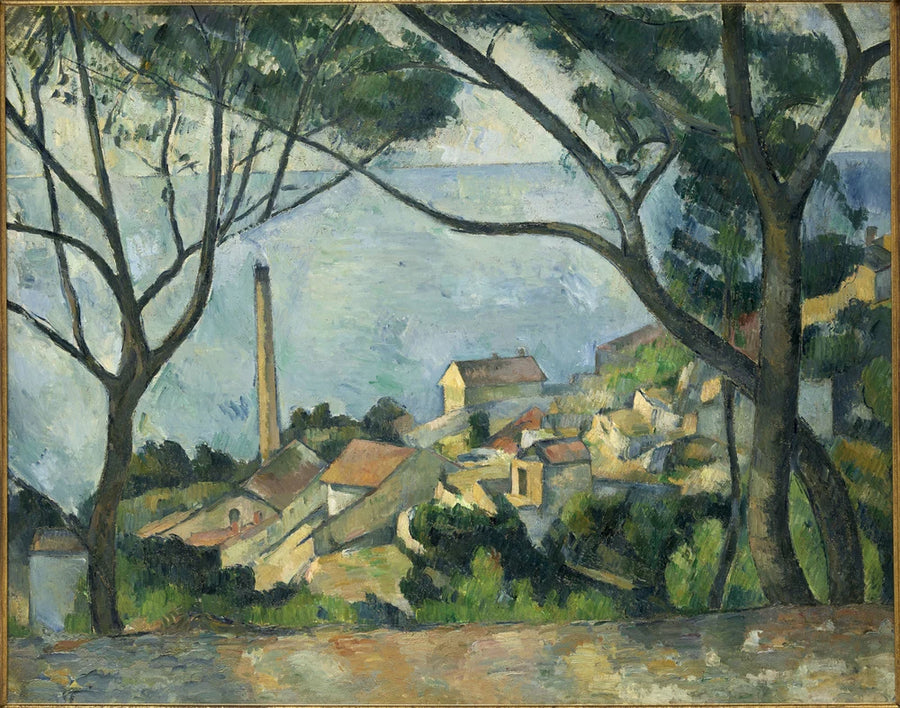 Havet vid L'Estaque - Paul Cézanne