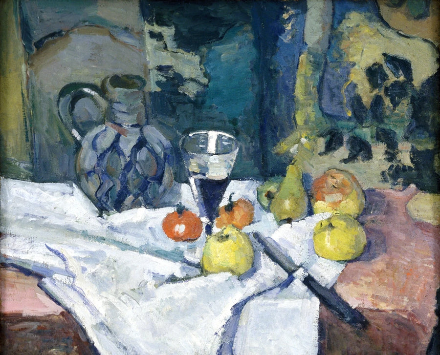 Stilleben med stengodskrus - Paul Cézanne