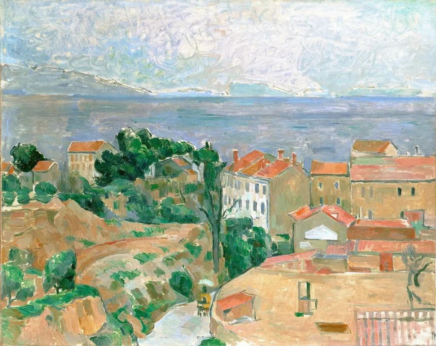 Utsikt över L'Estaque - Paul Cézanne
