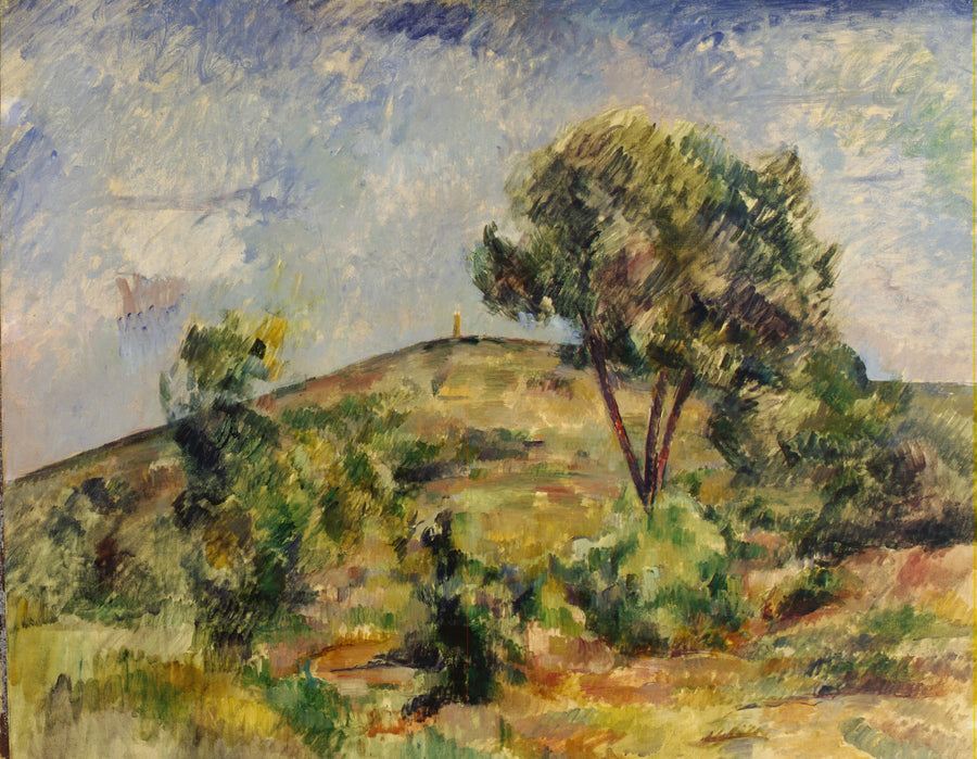 Landskap nära Aix med Césars torn - Paul Cézanne