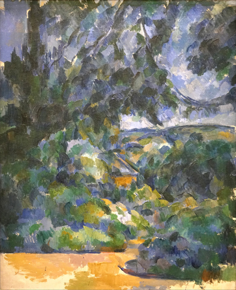Blå landskap - Paul Cézanne