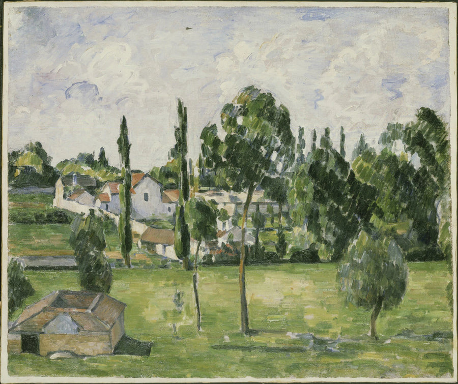 Landskap med vattenledning - Paul Cézanne
