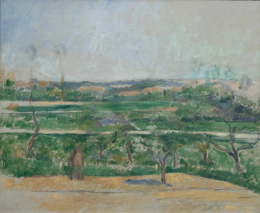 Landskap i Aix-en-Provence - Paul Cézanne