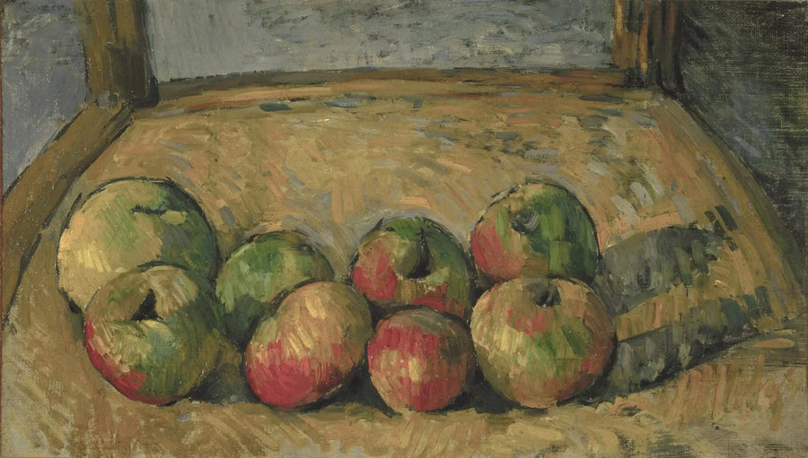 Äpplen på en stol - Paul Cézanne
