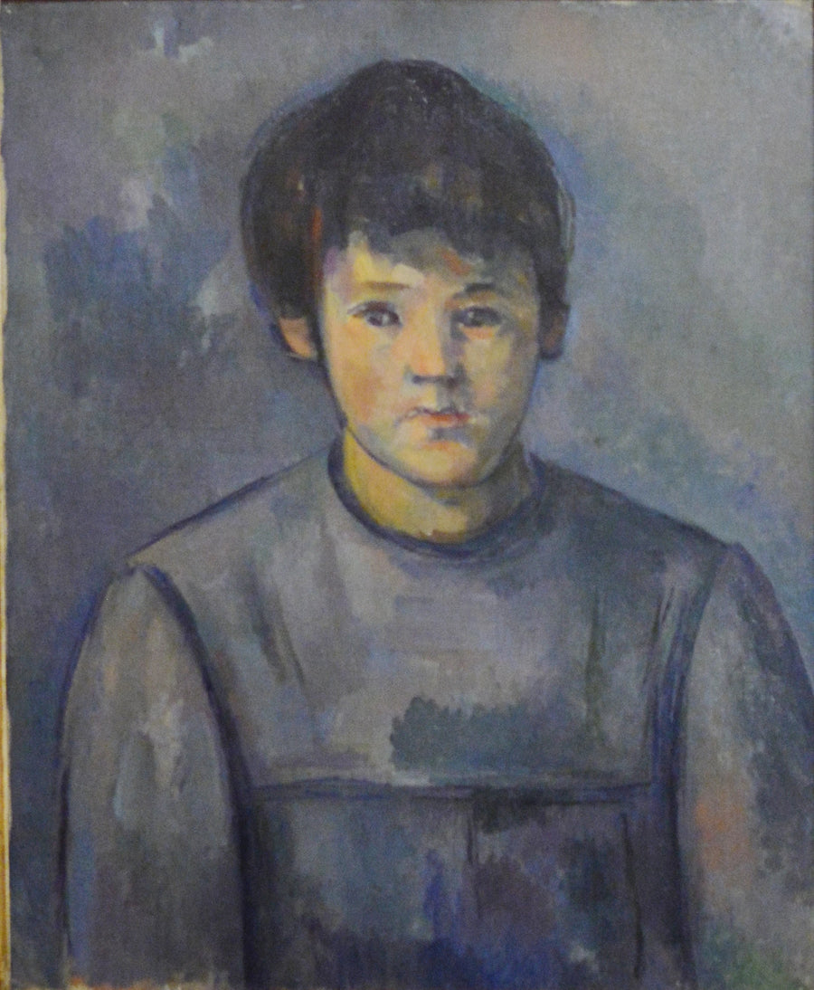 Porträtt av flicka - Paul Cézanne