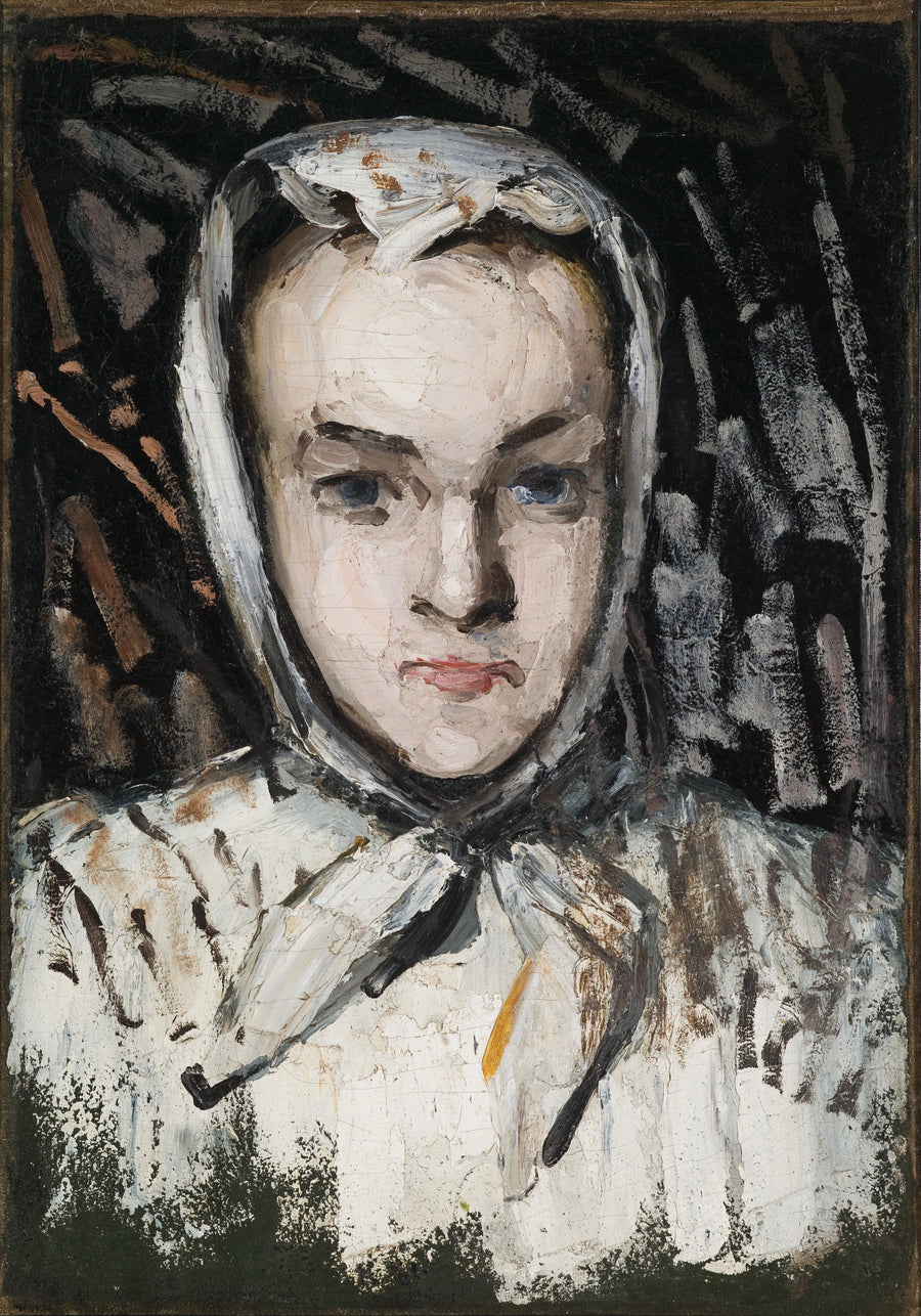 Porträtt av Marie Cézanne, konstnärens syster - Paul Cézanne