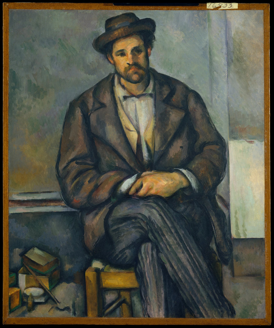 Porträtt av en bonde - Paul Cézanne