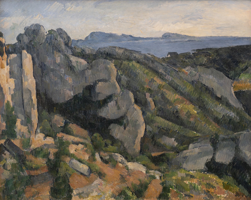 Stenar vid l'Estaque - Paul Cézanne
