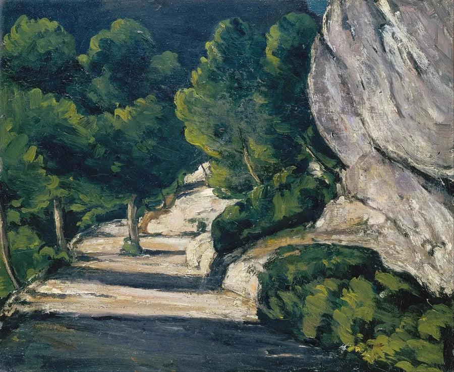 Skogsvägen - Paul Cézanne