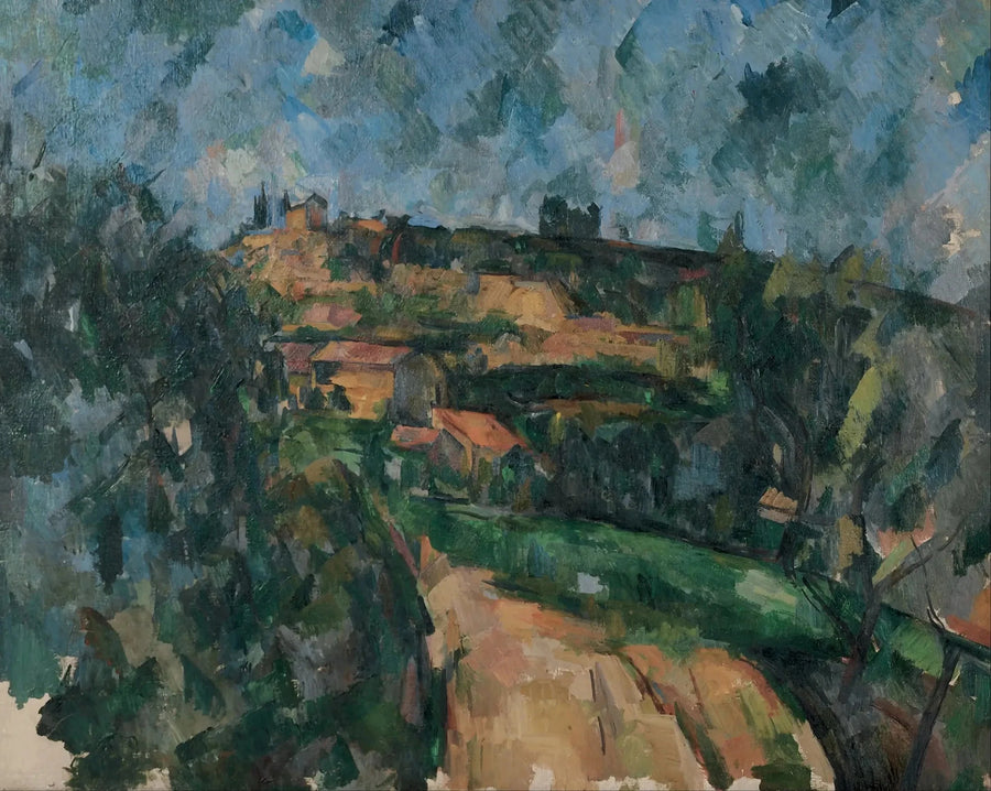 Den svängda vägen högst upp på Lauvesvägen - Paul Cézanne