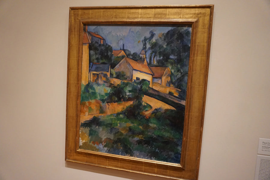 Den svängda vägen i Montgeroult - Paul Cézanne