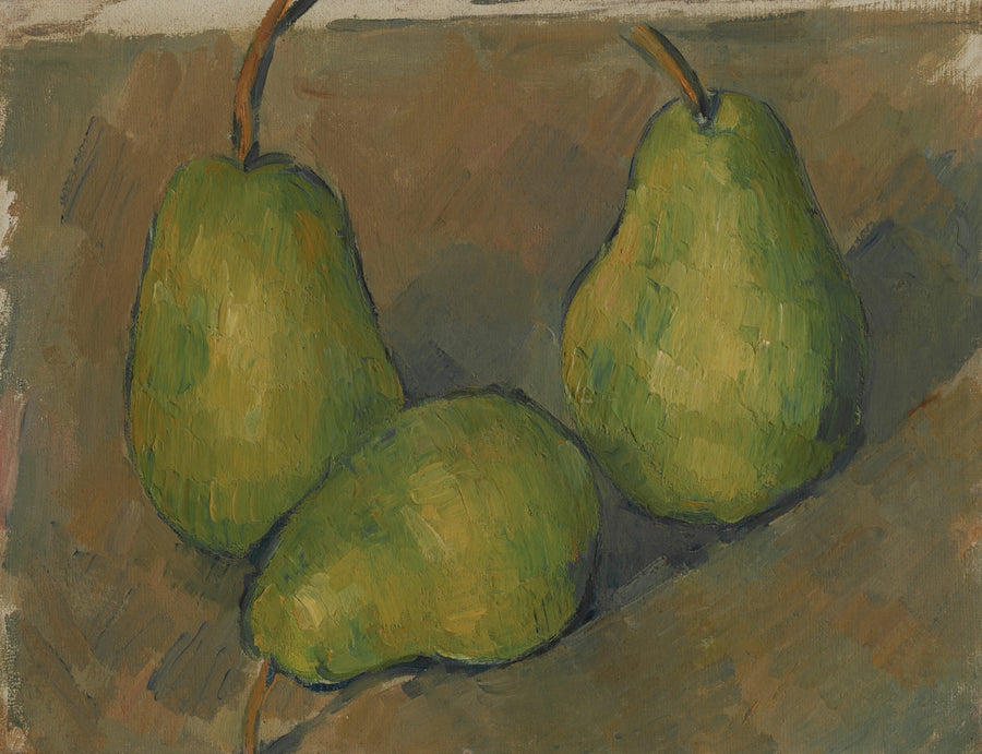 Tre päron - Paul Cézanne