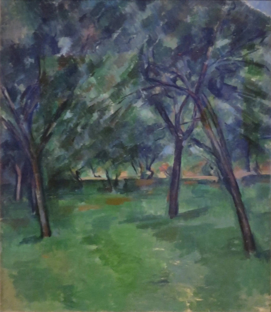 En inhägnad - Paul Cézanne