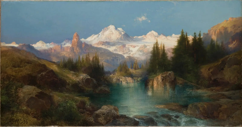 Snöig kedja - Thomas Moran