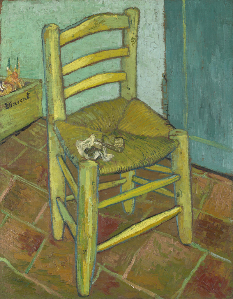 Vincent van Goghs stol med hans pipa - Vincent van Gogh