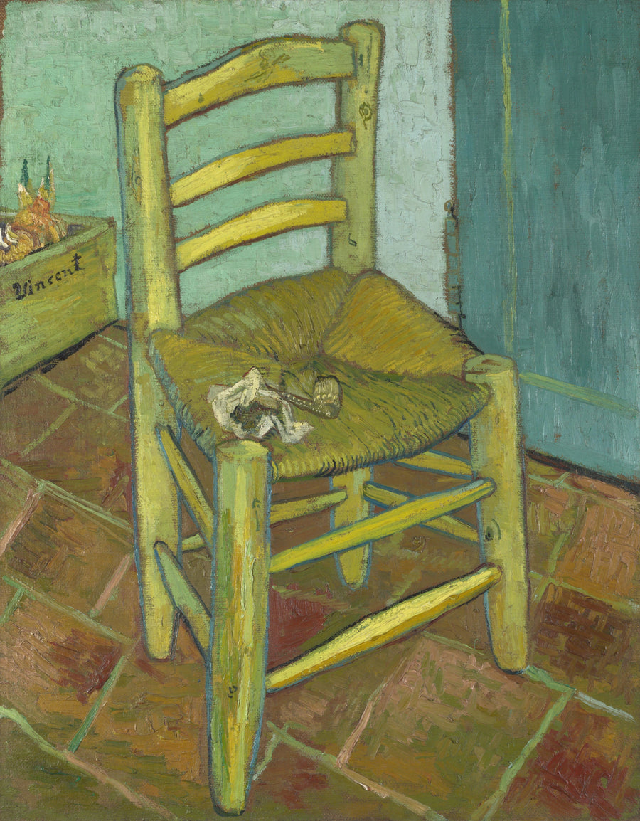 Vincent van Goghs stol med hans pipa - Vincent van Gogh