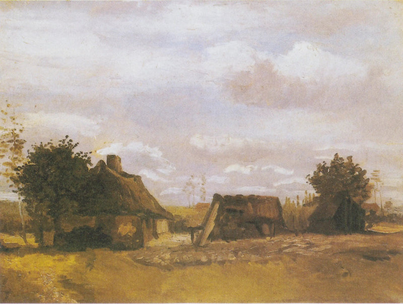 Stuga - Vincent van Gogh